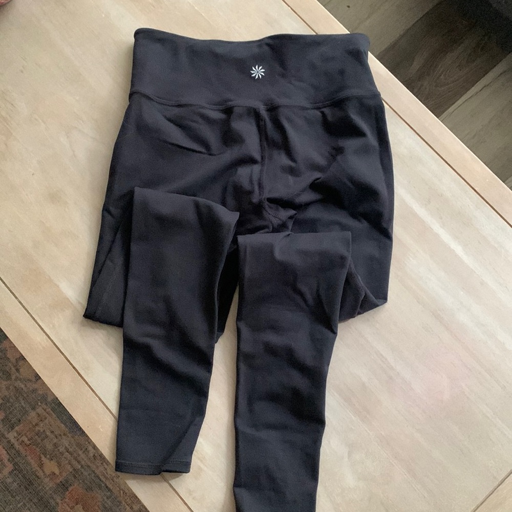 Athleta black full length leggings extra small